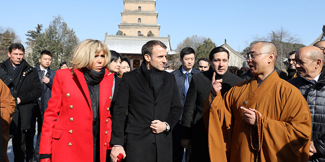 Emmanuel Macron en chine